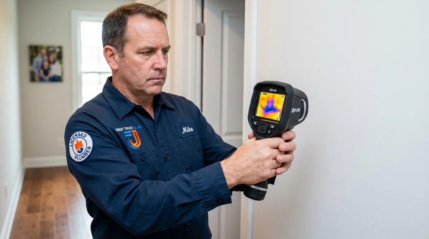 Thermal imaging leak detection by Johns Plumbing LLC in Neligh